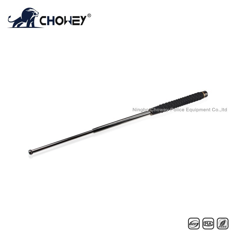 Anti Riot Telescopic Expandable Baton With Welding Ring Black