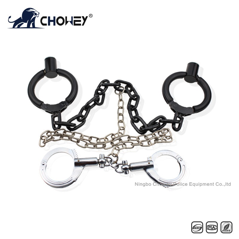 Nickel Plated Handcuffs And Legcuffs 2 in 1